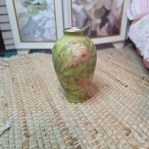 Floral Green Vase